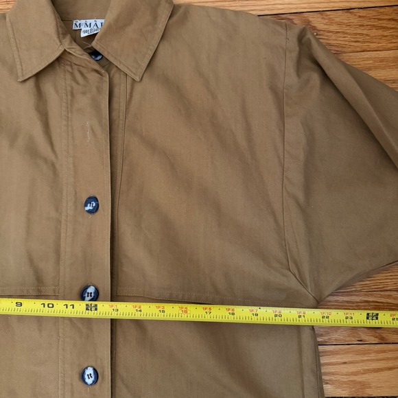 Vintage Trench style Cotton Chore Jacket Women Size Med: boho, heritage, utility - Picture 7 of 10